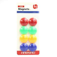 Магніти "JO" /DSCN0785/ "Simple" 3см, 8шт., блістер (1/400)