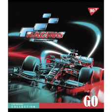 Зошит уч. "YES" 24арк.== /766851/ "Racing championship" мат. ВДЛ+УФ-виб.+мікроембосінг (10/160)