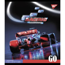 Зошит уч. "YES" 24арк.== /766851/ "Racing championship" мат. ВДЛ+УФ-виб.+мікроембосінг (10/160)