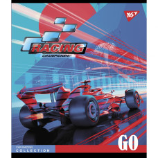 Зошит уч. "YES" 24арк.== /766851/ "Racing championship" мат. ВДЛ+УФ-виб.+мікроембосінг (10/160)