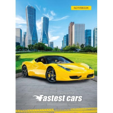Блокнот А6/176арк. "Рюкзачок" /ТП-10/ «CARS», тв. лам.обкл., # 60г/м2, мікс (1/10)