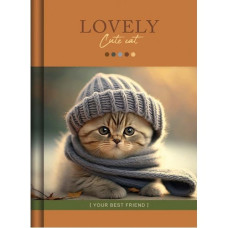 Блокнот А6/176арк. "Рюкзачок" /ТП-10/ «CUTE CAT», тв. лам.обкл., # 60г/м2, мікс (1/10)
