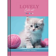 Блокнот А6/176арк. "Рюкзачок" /ТП-10/ «CUTE CAT», тв. лам.обкл., # 60г/м2, мікс (1/10)