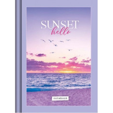 Блокнот А6/176арк. "Рюкзачок" /ТП-10/ «SUNSET», тв. лам.обкл., # 60г/м2, мікс (1/10)