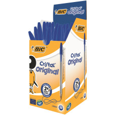 Ручка кулькова "BIC" Cristal /8373609/ синя (50/1000)