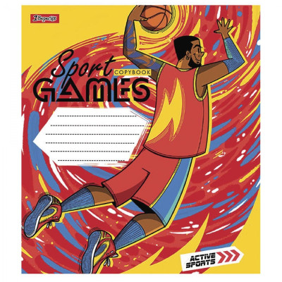 Зошит уч. "1В" 36арк.# /766674/ "Sport games" (15/240)
