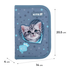 Пенал "Kite" /SP25-622H-3/ 1 від., 2 відв., з наповненням 622H-3 Studio Pets (1/42)