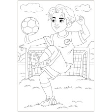 Розмальовка А4/12стор "1В" /743315/ "Football" (1/100)