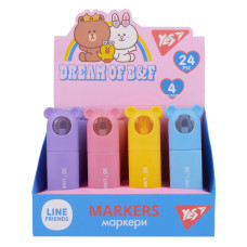 Маркер текстовий "YES" /391100/ "Line Friends" (24/864)