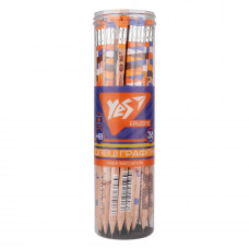 Олівець пр. "YES" /280621/ шестигранний з ласт. в пл. тубі "Erudite Collection", 36шт/уп (36/432)