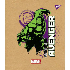 Зошит уч. "YES" 12арк.# /765068/ "Marvel. Avenger" крафт, білила (10/250)