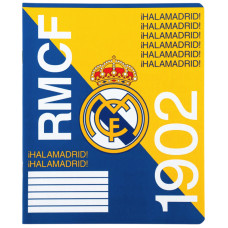 Зошит уч. "Kite" 12арк.# /RL26-232/ софт тач + УФ лак, FC Real Madrid (25/600)