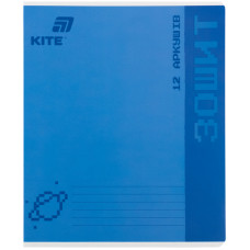 Зошит уч. "Kite" 12арк.# /K26-232/ софт тач + УФ лак об'ємний, KITE (25/600)