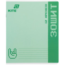 Зошит уч. "Kite" 12арк.# /K26-232/ софт тач + УФ лак об'ємний, KITE (25/600)