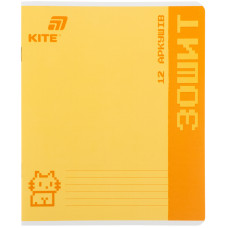 Зошит уч. "Kite" 12арк.# /K26-232/ софт тач + УФ лак об'ємний, KITE (25/600)
