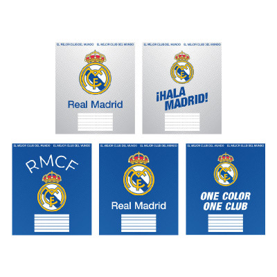 Зошит уч. "Kite" 12арк.== /RL26-234/ софт тач + УФ лак, FC Real Madrid (25/600)