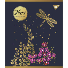 Зошит уч. "YES" 96арк.# /766901/ "Happy" мат. ВДЛ+ УФ-виб+Pantone Gold (5/60)