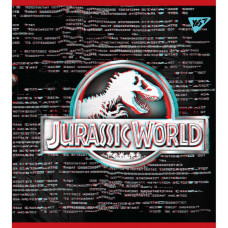 Зошит уч. "YES" 48арк.# /765325/ "Jurassic world. Science gone wrong"  Ірідіум+гібр.виб.лак (5/100)