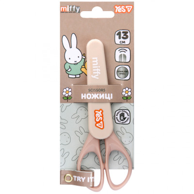 Ножиці "Yes" 13см /480491/ Miffy у футлярі (1/12/360)