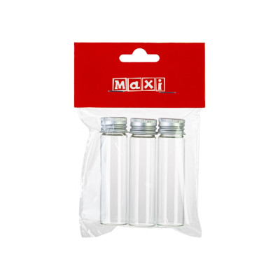 Баночки декоративні з кришечками "Maxi" /BJ21-05029/ 8*2*2см, 3шт. (1/25)