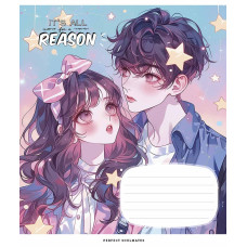 Зошит уч. "Школярик" 24арк.== /3502L/ "Soulmates" глітер (дівчинка) (25/200)