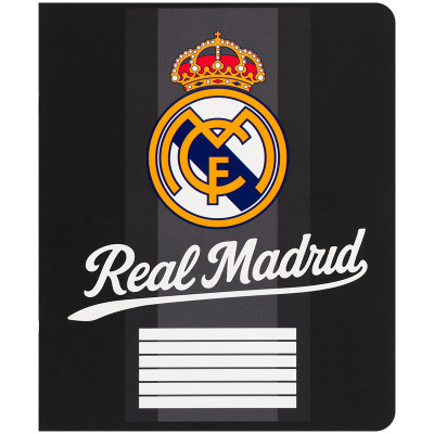 Зошит уч. "Kite" 18арк.# /RL26-236/ софт тач + УФ лак, FC Real Madrid (20/400)