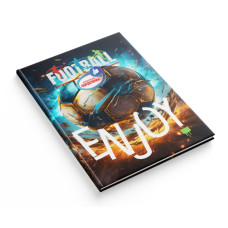Щоденник шкільний "Класний" тв.обкл. /1В3134/  80стор. 170х240 мм "Football" (1/20)