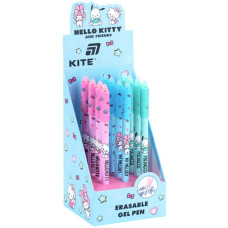 Ручка гелева пиши-стирай "Kite" /HK26-350-1/ Hello Kitty and Friends, синя (12/144)