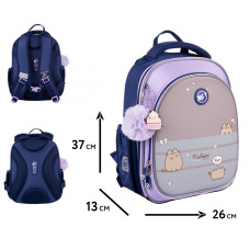 Рюкзак шкільний напівкаркасний "YES" /559880/ S-109 Pusheen Playful 37*26*13см (1/4)
