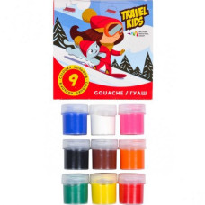 Гуаш "ГАММА-Н" "TRAVEL KIDS" 9 кол. 20 мл /321035/TK/ (1/16) Гуаш "ГАММА-Н" "TRAVEL KIDS" 9 кол. 20 мл /321035/TK/ (1/16)