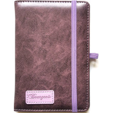 Блокнот на гумці "Bourgeois" А6/120 шкірзам Тв.обкл. /N9726/ вн.бл.70г, # (1/60)