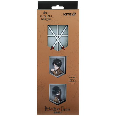 Нашивка "Kite /AT25-3012/ на липучці, 3 шт., 3012 Attack on Titan (1/30)