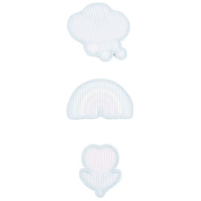 Нашивка "Kite /K25-3012-2/ на липучці, 3 шт., 3012-2 (1/30)