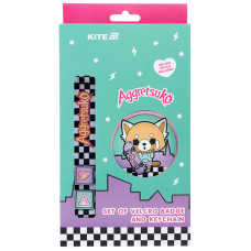 Набір нашивка та підвіска "Kite" /AR25-3010-1/ 2 шт., 3010-1 Aggretsuko (1/30) Набір нашивка та підвіска "Kite" /AR25-3010-1/ 2 шт., 3010-1 Aggretsuko (1/30)