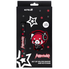 Набір нашивка та підвіска "Kite" /AR25-3010-2/ 2 шт., 3010-2 Aggretsuko (1/30) Набір нашивка та підвіска "Kite" /AR25-3010-2/ 2 шт., 3010-2 Aggretsuko (1/30)