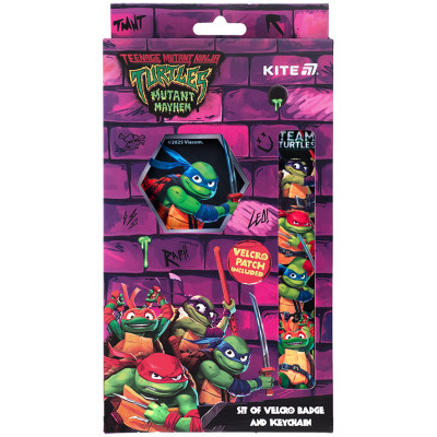 Набір нашивка та підвіска "Kite" /NT25-3010/ 2 шт., 3010 TMNT Tales of the TMNT (1/30)