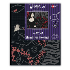 Алмазна мозаїка "SANTI" /955114/ "Wednesday. Mysterious Morticia", 40*50 см