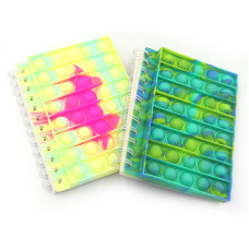 Блокнот 15,5*12см/50арк "JO" /DSCN0979/ на спіралі "Pop it", 70г/м, мікс Блокнот 15,5*12см/50арк "JO" /DSCN0979/ на спіралі "Pop it", 70г/м, мікс