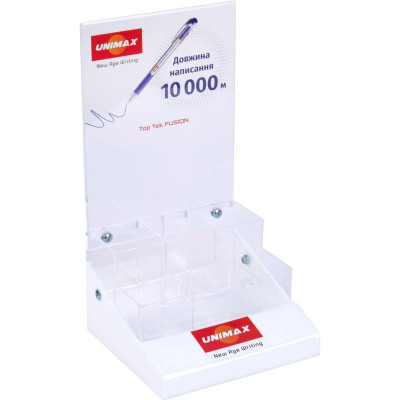 Дисплей для ручок "Unimax" /45283/ акриловий Top Tek Fusion, 6 секцій 14,19*16,4*29,7 см