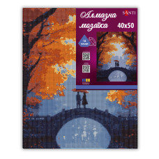 Алмазна мозаїка "SANTI" /956062/ "Осіння романтика", 40*50см