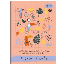Блокнот А5/176арк "Рюкзачок" /ТП-2/ "TRENDY PLANTS" # тв/лам. обкл., 60г/м2, мікс (1/12)