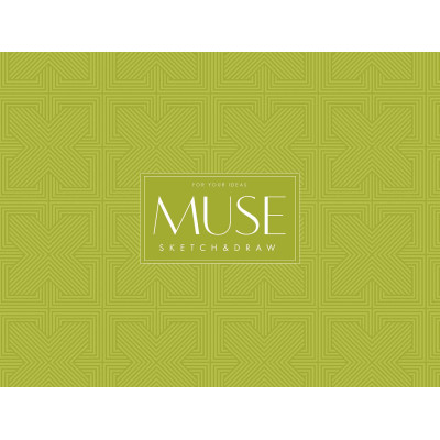 Скетчбук А4+/40арк. "MUSE" /PB-GB-040-065/ 115г/м2 склейка картон (1/ 44 )